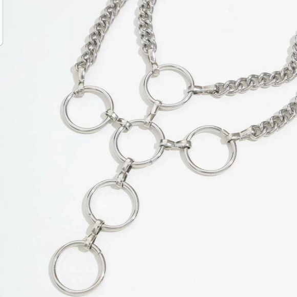 ○Portia○ Rings and Chains Necklace - Picture 4 of 4
